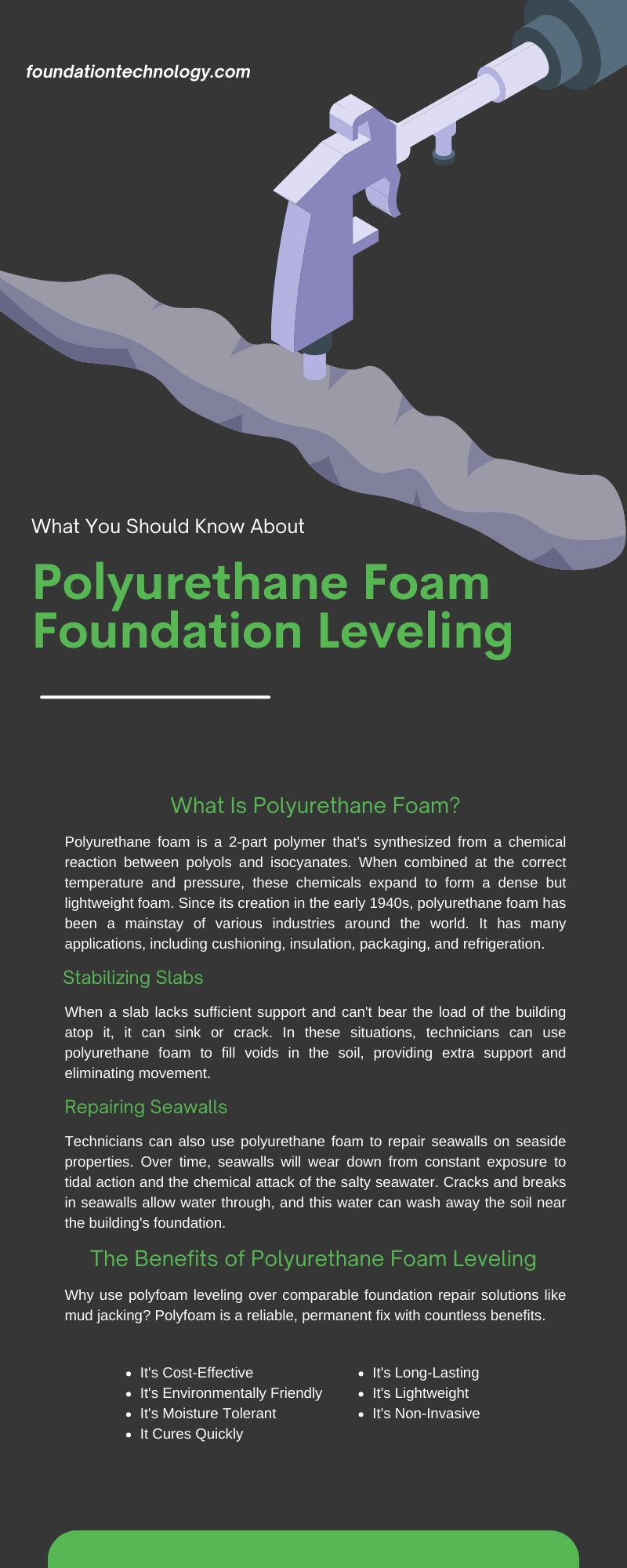 What You Should Know About Polyurethane Foam Foundation Leveling